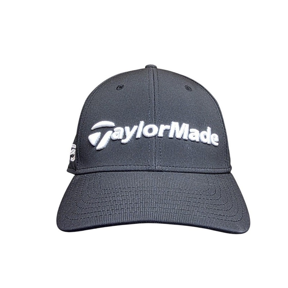 TaylorMade‎ Hat Cap Strap Back Mens One Size Black TP5 Golf Adjustable Logo